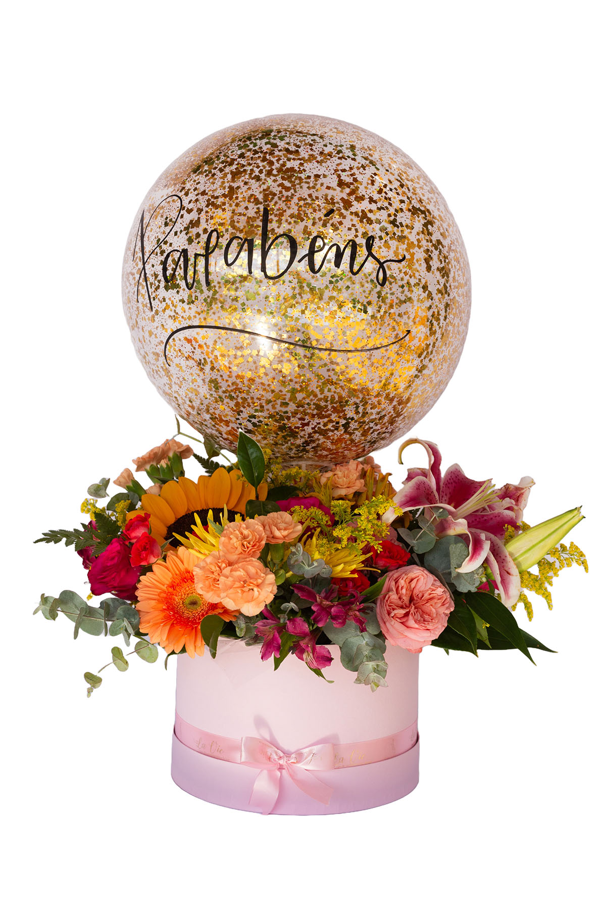 Box de Flores rosa bb