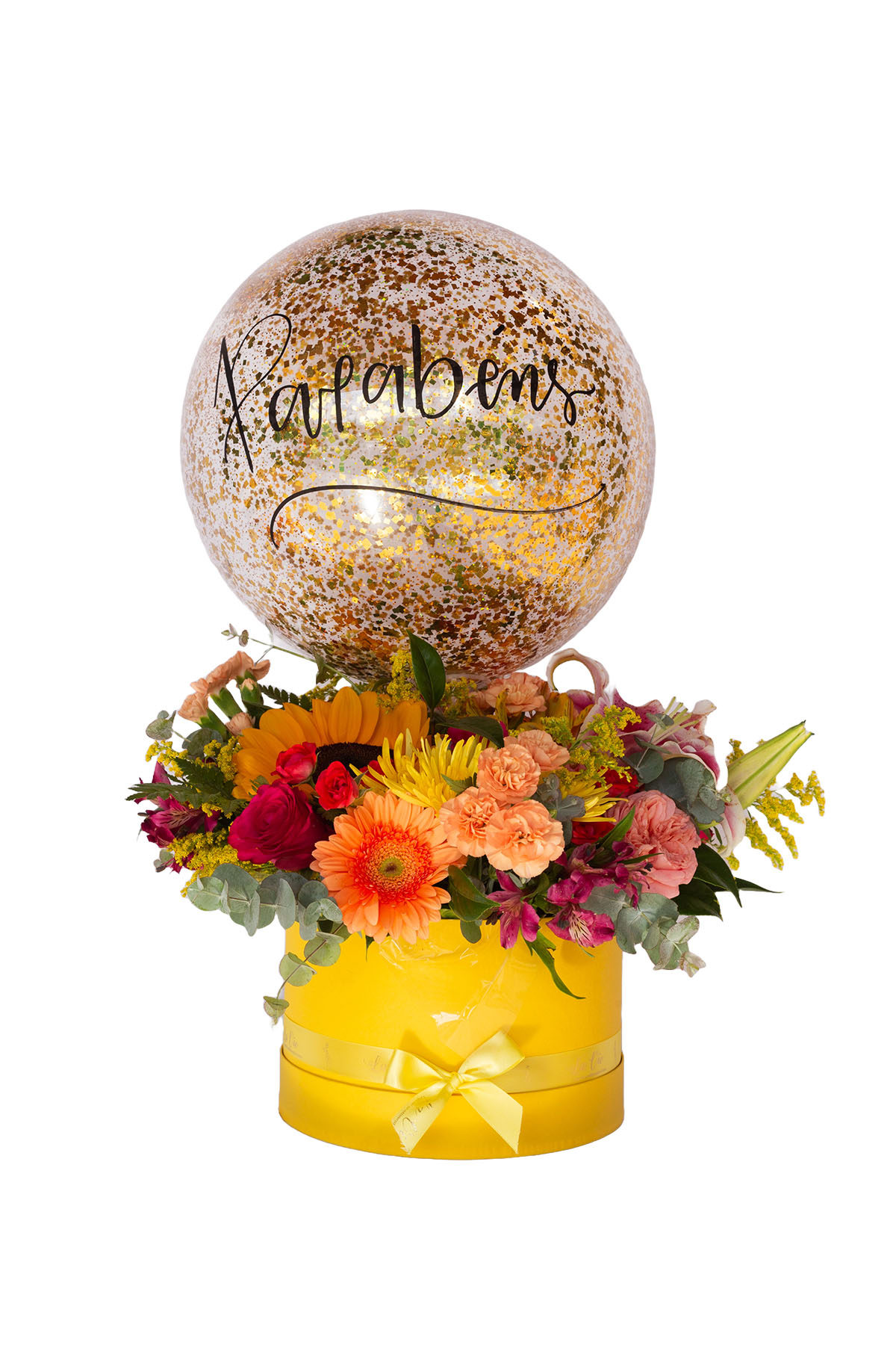 Box de Flores amarelo