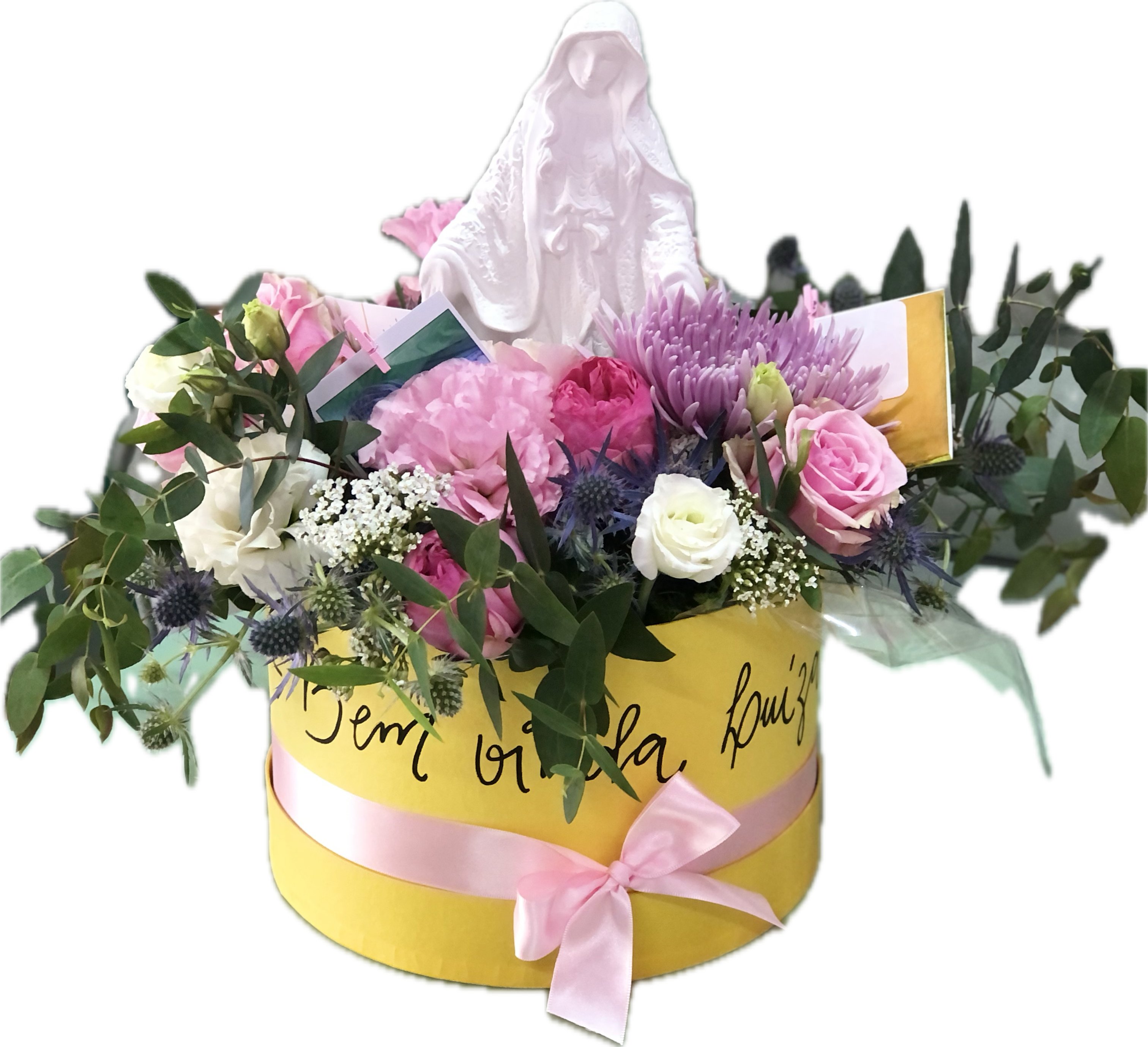 Box de Flores com Santinha amare